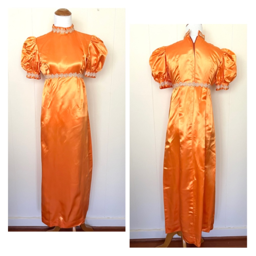 VTG Fall Cottagcore Gown - Picture 2 of 9